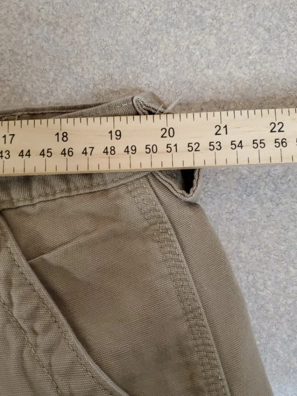 Carhartt Men's Sz 40 Original Fit Brown Work Utility Cargo Carpenter Shorts B164
